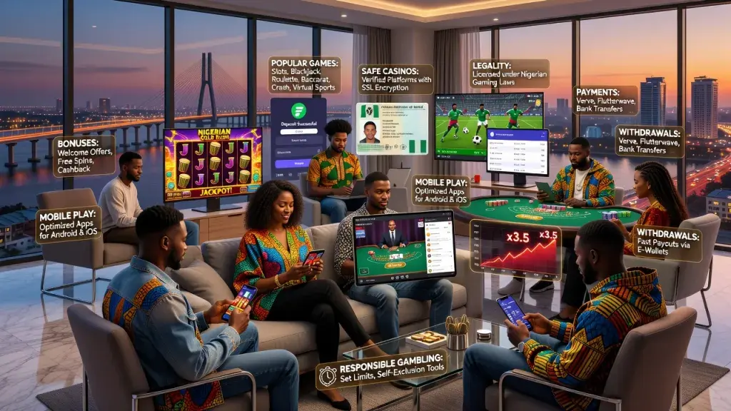 How to Play Online Casino Games for Real Money in Nigeria: Legality, Popular Games, Safe Casinos, Bonuses, Payments, Mobile Play, Withdrawals and Responsible Gambling